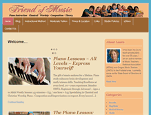 Tablet Screenshot of friendofmusic.com